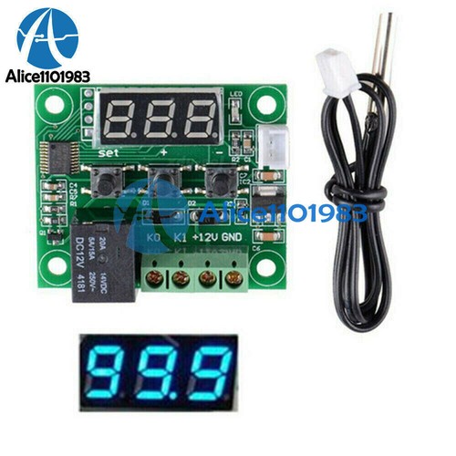 W1308 W1209/WK W1301 W3230 DC 12V Thermostat Temperature Control Switch Sensor - Picture 13 of 58