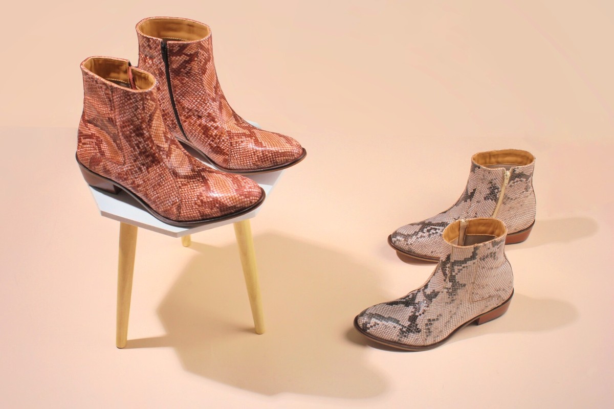 Stivaletti Tronchetto Artigianali In Vera Pelle Italiana - Foto 7