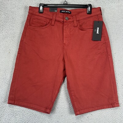 Mavi Mike Jeans  Shorts Mens 31 Flat Front Casual Stretch NEW