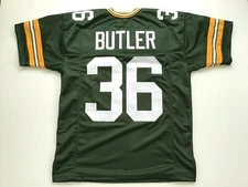 UNSIGNED CUSTOM Sewn Stitched LeRoy Butler Jersey - M, L, XL, 2XL