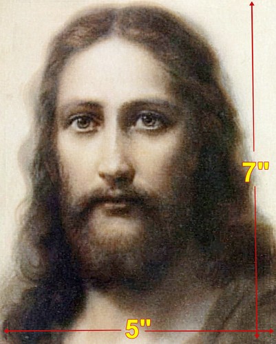 Jesus Christ Picture Shroud of Turin 5x7 INSPIRING! Mounted and Ready to Frame - Picture 2 of 3