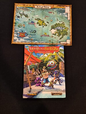 World Of Battlezoo Indigo Isles Pathfinder 2E Hardcover Kickstarter 