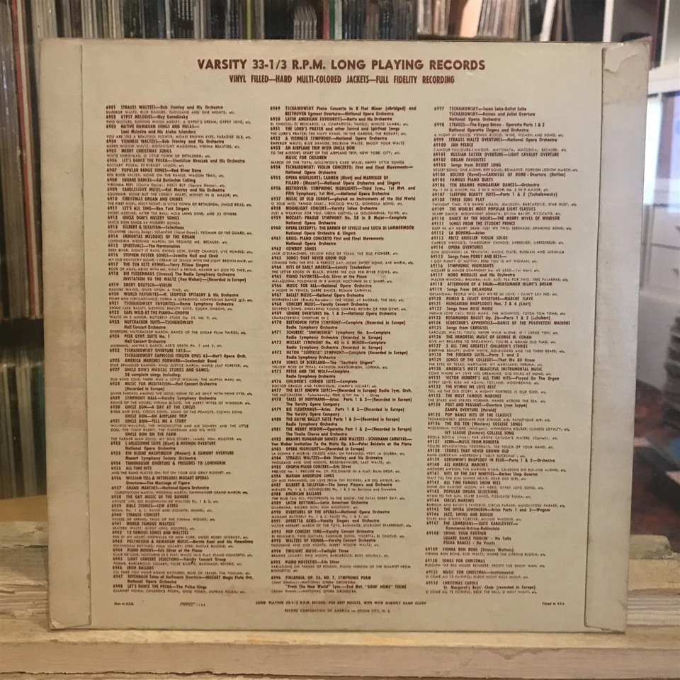 [JAZZ]~EXC/VG+ 10"~LP~VARSITY MEN OF MODERN MUSIC~Jazz, Swing & Boogie~[1954 - Image 2 of 4