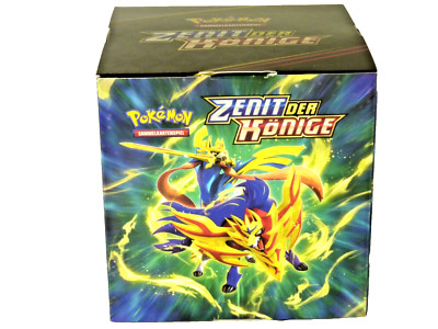 POKEMON ZENIT DER KÖNIGE CROWN ZENITH LOGO KUBUS DICE WERBE WÜRFEL CUBE NEU 30