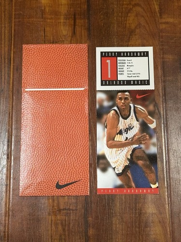 Rare 1997 Anfernee Penny Hardaway Nike Air Penny Promo Card in Original Sleeve - Picture 1 of 8