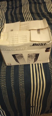 Bose Companion 2 Desktop Laptop PC Computer Speaker System Speakers Silver New