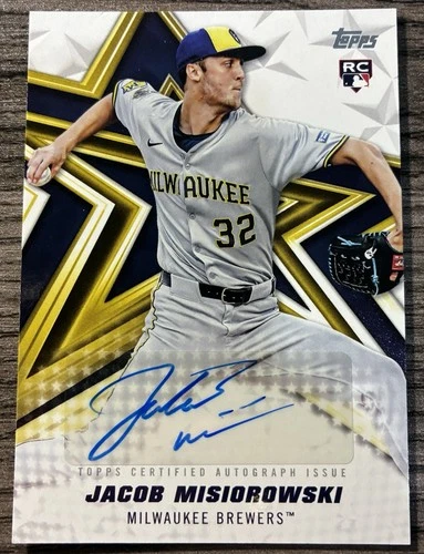 2026 Topps Series 1 Jacob Misiorowski Baseball Stars Autographs (RAW)