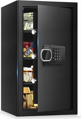 6.1 Cuft Large Fire and Waterproof Safes for Home, Anti-theft Fireproof Lock ...