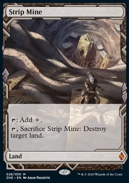 Magic/MTG Strip Mine ZNE-28 Mythic Englisch NM
