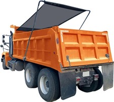 Dump Truck Mesh Tarp 7'X20' - Heavy Duty Dump Trailer Mesh Tarp Cover with 6'' P