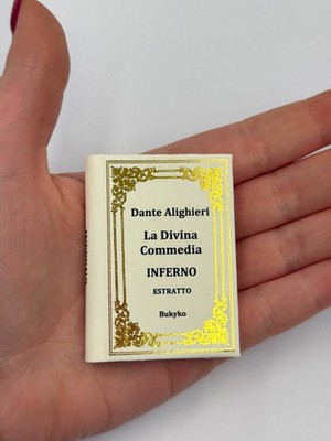 MINIATURA La Divina Commedia Inferno, Estratto, da Collezione