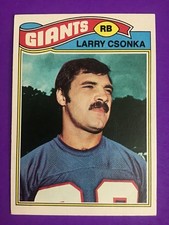 1977 TOPPS FOOTBALL SET BREAK CARD #  505 Larry Csonka