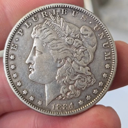 1884-S #2 Morgan Silver Dollar XF sharp strike nice coin vapq