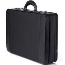 Alpine Swiss Mens Briefcase Hard Side Business Case Expandable Attache Case D...