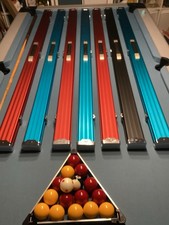 Cue Case 1- Piece 2 Slots Hard Case Keep You’re Cues Safe & Secure & Dry