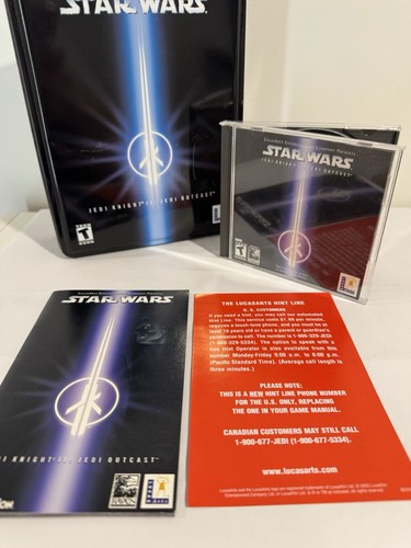 Star Wars: Jedi Knight II - Jedi Outcast (Collectors Edition) Big Box Tin CD-ROM - Picture 8 of 10