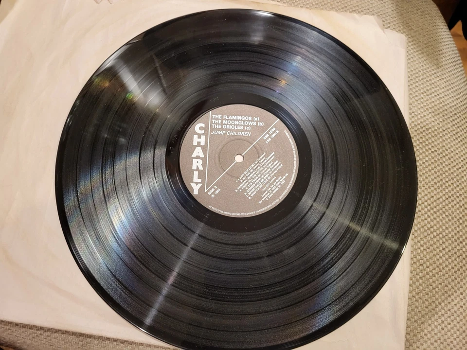Jump Children LP 1983 Charly CRB 1060 VG+/NM Doo Wop Orioles Moonglows Flamingos - Image 3 of 4