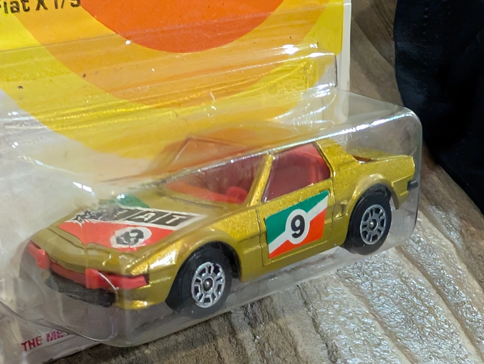 1978 CORGI  E86 FIAT X1/9 VINTAGE DIE CAST CAR NEW ON UNOPENED BLISTER CARD - Image 3 of 4