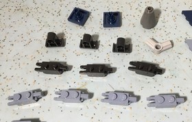 2005 LEGO STAR WARS PARTS LOT SET 7283-ULTIMATE SPACE BATTLE 80% COMPLETE NO BOX