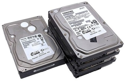 Lot of 4 Toshiba 1TB SATA 7200 RPM 3.5'' Desktop Hard Drive HDD - Mixed Models