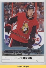 2017-18 Upper Deck Young Guns Logan Brown #217 READ 0f8