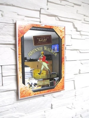 Johnnie Walker Whisky Spiegel Mirror Wandspiegel ,Bar,Partykeller,Kneipe,30cm - Bild 1 von 2