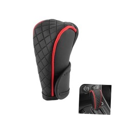 Car Gear Shift Cover, Leather Shifter Cover, Gear Shift Knob Cover for Red