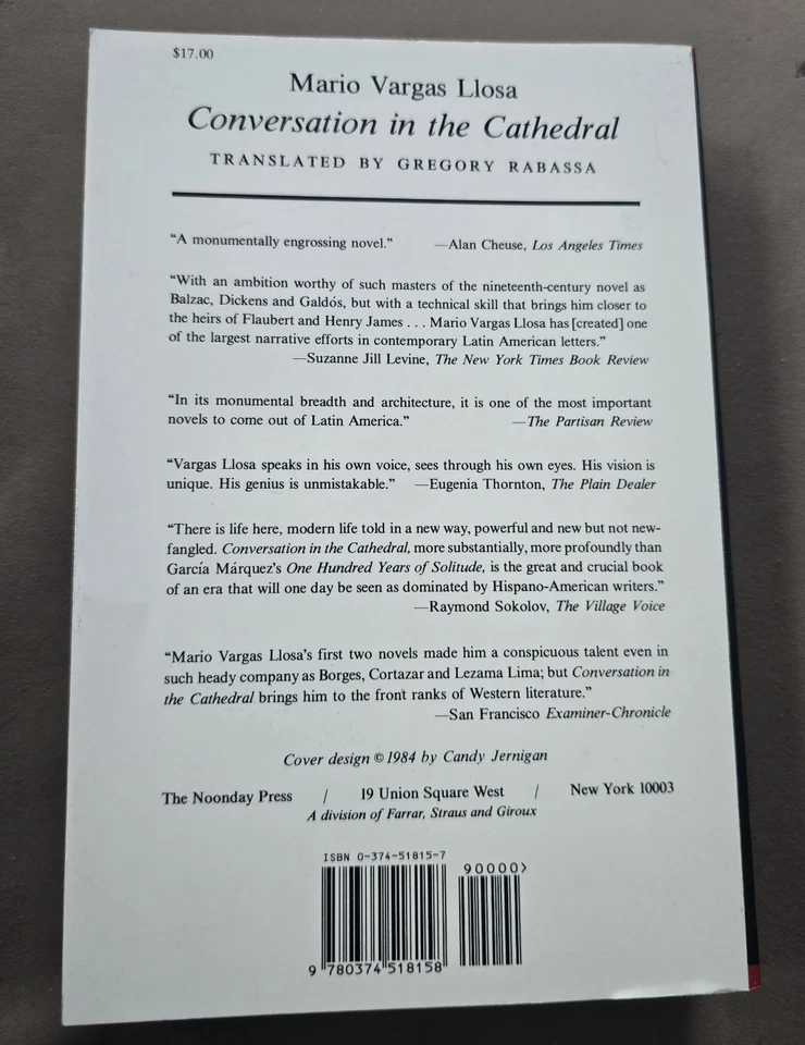 Conversations In The Cathedral Mario Vargas Llosa Foto 2 de 2