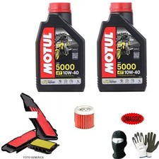 PER HONDA CUB EZ 90  TAGLIANDO MOTUL 10W40+FILTRI MANUTENZIONE COMPLETO SCOOTER
