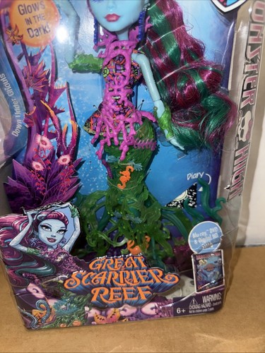 NIB Monster High Posea Reef Doll - Great Scarier Reef 2015 - Picture 4 of 8