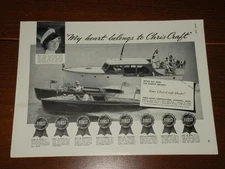 Magazine Ad* - 1938 - Chris Craft - Algonac, MI - 33' Double Cabin (#2)