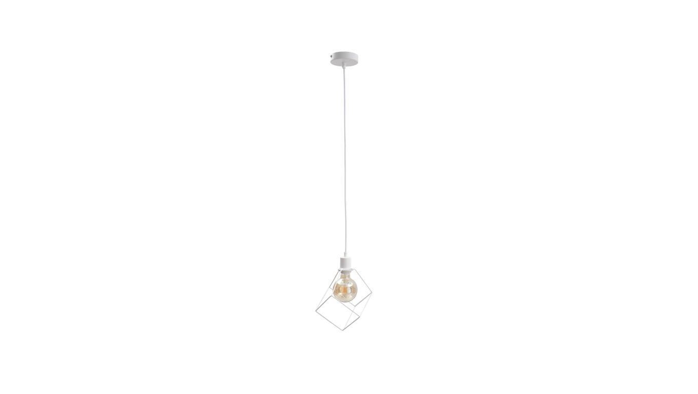 Loft Pendant Light 1xE27 Ruben White 528