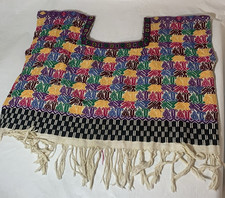 Vintage Guatemala Huipil Textile HANDMADE, COTTON 100 
