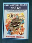 ALBUM COLLECTION FIGURINES FOOTBALLERS ITALIAN CHAMPIONSHIP SERIES A 1958/1959