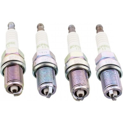 Spark plug set NGK 4x BCPR6E-11 V-Line resistor 19mm thread Ø 14mm, 3132 5282