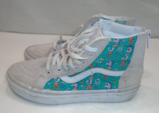 Vans Shoes Youth Size 3 Old Skool See Horse Hi Zip Sneakers