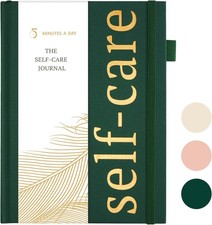 Self-Mastery Journal for Men - Gratitude Medium (5.8x8.3 Inch), Dark Green
