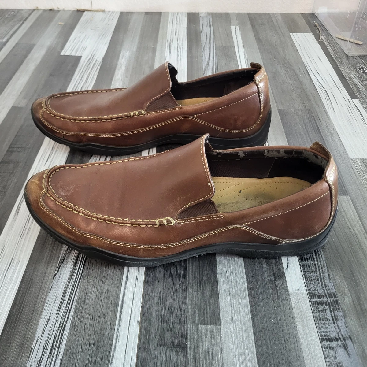 Cole Haan Tucker Venetian Loafers Mens 10M Dark Brown Leather Slip On Cole Haan Men main image 3
