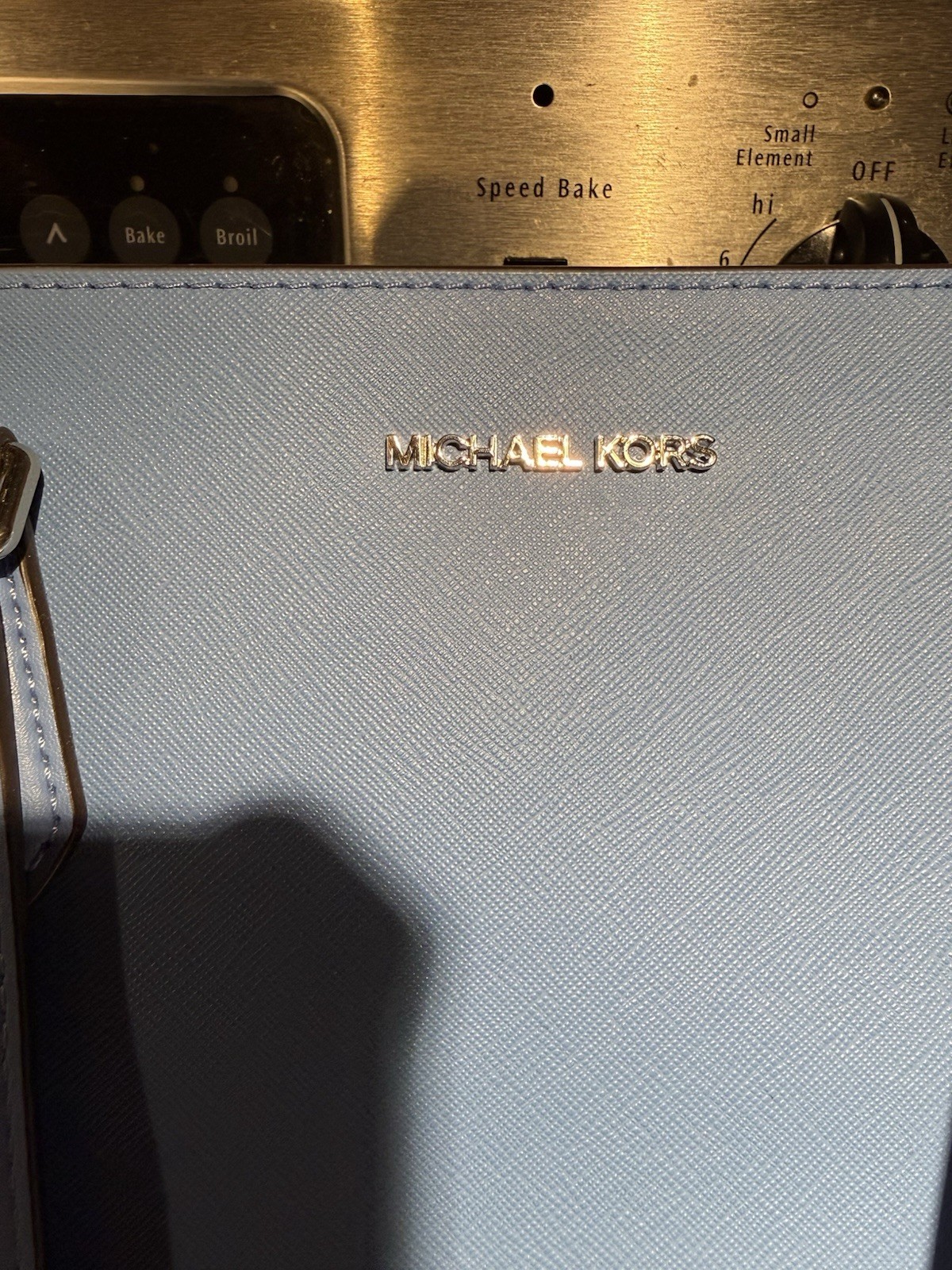 Michael Kors Ladies Hand Bag W/ Matching Wristlet in new Maui Blue $700 Orig thumbnail 6