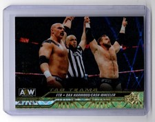 2024 Upper Deck AEW Gold Pyro FTR Dax Hardwood Cash Wheeler 33/35 #76