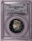 2002-S Kennedy Half-Dollar SILVER Proof Coin, Slight Hazing, PCGS PR68DCAM