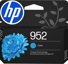 HP 952 Cyan Ink Cartridge Works with OfficeJet 8702 L0S49AN