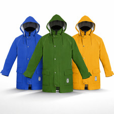 Regenjacke Regenmante Friesennerz Regencape Regenponcho vintage farbig EN 343