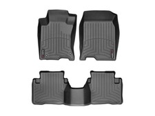 Weathertech Floorliner For 2010-2015 Honda Crosstour - 1st 2nd Row Black