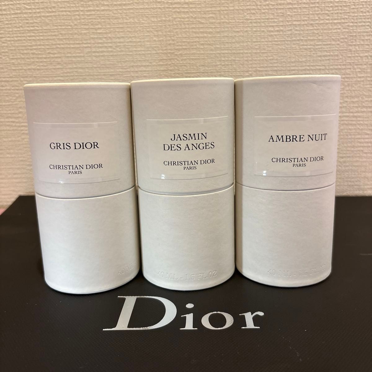 Christian DIOR EDP 40ml 3 piece set GRIS DIOR | JASMIN DES ANGEL