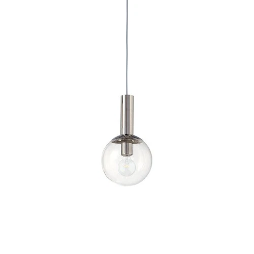 Sonneman 3760 Nickel Bubbles 1-Light Pendant With Clear Shade - Picture 1 of 10