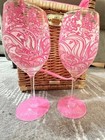 Lily Pulitzer HTF Limited Edition Picnic Basket Wine Glasses Cork And Basket Set — photo 4
