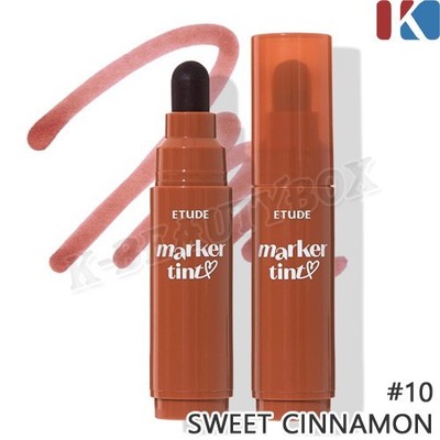 ETUDE Dear Darling Marker Tint 3.5g #10 Sweet Cinnamon Long-Lasting Lip K-Beauty