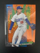 2026 Topps Finest Yoshinobu Yamamoto Orange D...