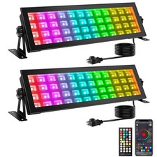 LED Stage Wash Light Bar: 96W RGBCW Wash Light - IP66 Waterproof Dimmable Out...